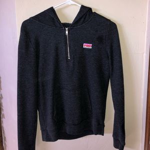 vs pink half zip-up!